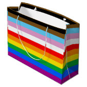 LGBTQ+ INCLUSIEVE PRIDE-VLAG GROOT CADEAUZAKJE (Achterkant Gekanteld)