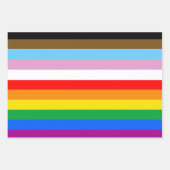 LGBTQ+ INCLUSIEVE PRIDE-VLAG INPAKPAPIER VEL (Voorkant 2)
