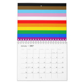 LGBTQ+ INCLUSIEVE PRIDE-VLAG KALENDER (Jan 2027)