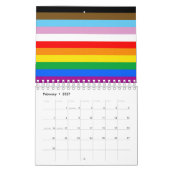 LGBTQ+ INCLUSIEVE PRIDE-VLAG KALENDER (Feb 2027)