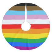 LGBTQ+ INCLUSIEVE PRIDE-VLAG KERSTBOOM ROK (Voorkant)