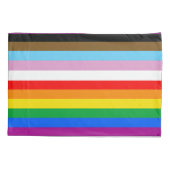 LGBTQ+ INCLUSIEVE PRIDE-VLAG KUSSENSLOOP (Achterkant-Links)