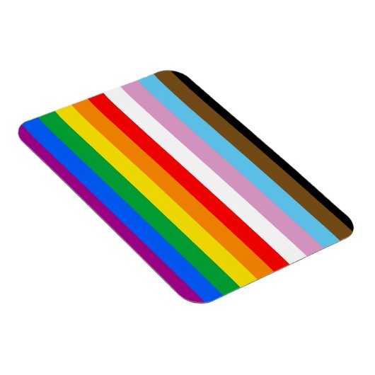 LGBTQ+ INCLUSIEVE PRIDE-VLAG MAGNEET (Rechterzijde)