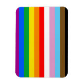 LGBTQ+ INCLUSIEVE PRIDE-VLAG MAGNEET (Verticaal)