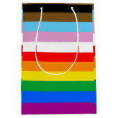 LGBTQ+ inclusieve Pride-vlag Medium Cadeauzakje (Voorkant)