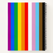 LGBTQ+ INCLUSIEVE PRIDE-VLAG NOTITIEBOEK (Achterkant)