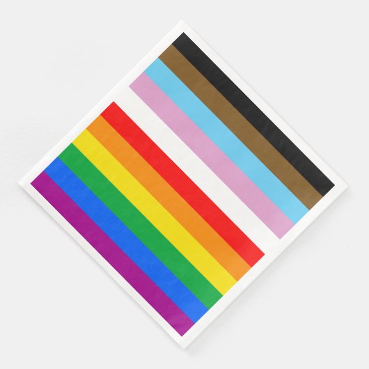 LGBTQ+ INCLUSIEVE PRIDE-VLAG SERVET (Hoek)