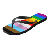 LGBTQ+ INCLUSIEVE PRIDE-VLAG TEENSLIPPERS (Schuin)