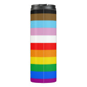 LGBTQ+ INCLUSIEVE PRIDE-VLAG THERMOSBEKER (Achterkant)