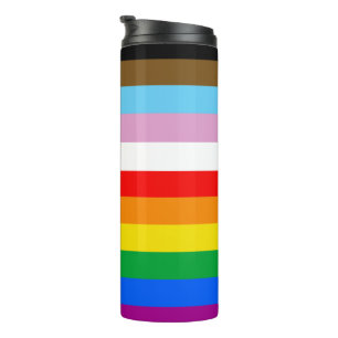 LGBTQ+ INCLUSIEVE PRIDE-VLAG THERMOSBEKER