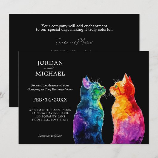 🌈 LGBTQ is volledig van jou Kaart (Voorkant / Achterkant)