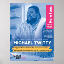LGBTQ Jewish Heroes Poster - Michael Twitty
