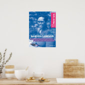 LGBTQ Jewish Heroes Poster - Sandra Lawson (Keuken)