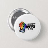 LGBTQ-jongeren beschermen Ronde Button 5,7 Cm (Voorkant /achterkant)