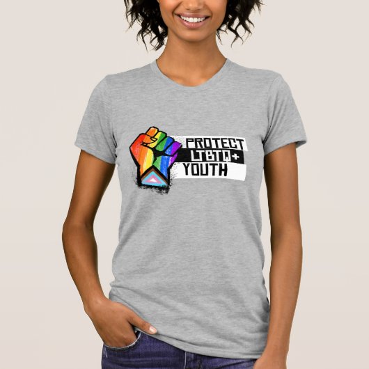 LGBTQ-jongeren beschermen T-shirt (Voorkant)