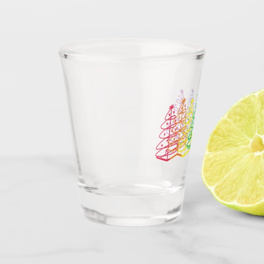 LGBTQ Kerstmis Shot Glas (Links)