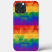 LGBTQ+ kleuren Vlag Hoesje-Mate iPhone Case (Achterkant)