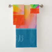 LGBTQ Kleurrijke Regenboog Bad Handdoek (Insitu)