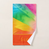LGBTQ Kleurrijke Regenboog Bad Handdoek (Handdoek)