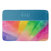 LGBTQ Kleurrijke Regenboog Badmat (Voorkant)