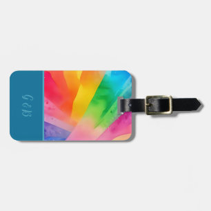 LGBTQ Kleurrijke Regenboog Bagagelabel