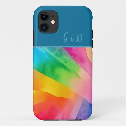LGBTQ Kleurrijke Regenboog Case-Mate iPhone Case (Achterkant)