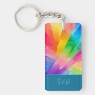 LGBTQ Kleurrijke Regenboog Sleutelhanger