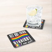 LGBTQ krijgen één ding Straight Paper Onderzetter (Insitu)