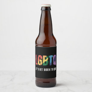 LGBTQ laat Biden stoppen met Gay Pride Bier Etiket