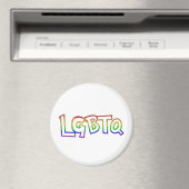 LGBTQ-Label | LGBTQ+ Pride Magneet (Insitu (Vaatwasser))