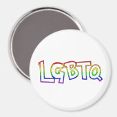 LGBTQ-Label | LGBTQ+ Pride Magneet (Voorkant / Achterkant)