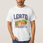 LGBTQ LATEN WE BÁNH MÌ VANAVOND KONINGIN HALEN T-SHIRT (Voorkant)
