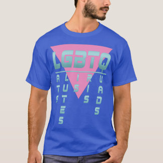 LGBTQ Lats Glutes Bis Tris Quads T-shirt