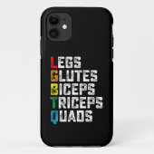 LGBTQ Legs Glutes Biceps Triceps Quads Grappige Gy Case-Mate iPhone Case (Achterkant)