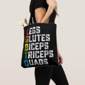 LGBTQ Legs Glutes Biceps Triceps Quads Grappige Gy Tote Bag (Dichtbij)