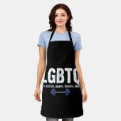 LGBTQ Legs Glutes Biceps Triceps Quads Gym Lover Schort (Gedragen)