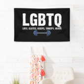 LGBTQ Legs Glutes Biceps Triceps Quads Gym Lover Spandoek (Insitu)
