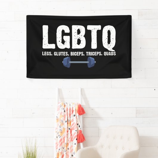 LGBTQ Legs Glutes Biceps Triceps Quads Gym Lover Spandoek (Insitu)