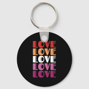 LGBTQ Lesbian Pride Sleutelhanger