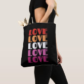 LGBTQ Lesbian Pride Tote Bag (Dichtbij)