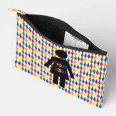 LGBTQ Lesbian Silhouette en Rainbow-dames Etui (Open)