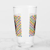 LGBTQ Lesbian Silhouette en Rainbow-dames Glas (Links)