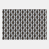 LGBTQ Lesbian Silhouette en Rainbow-dames Inpakpapier Vel (Voorkant 2)