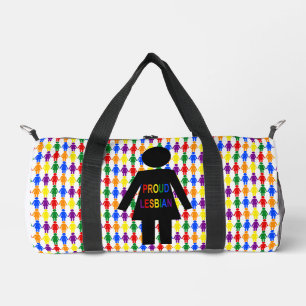 LGBTQ Lesbian Silhouette en Rainbow-dames Plunjezak