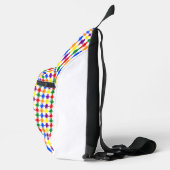 LGBTQ Lesbian Silhouette en Rainbow-dames Sling Bag (Rechts)