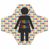 LGBTQ Lesbian Silhouette en Rainbow-dames Voetbal (Enkel)