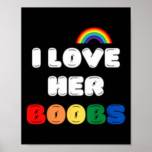 Lgbtq+ Lesbische bijpassende koppels compliment Ik Poster