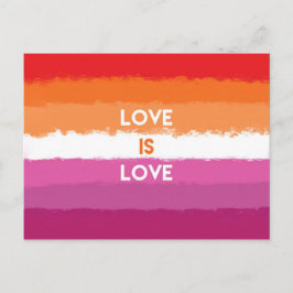LGBTQ lesbische trots Briefkaart