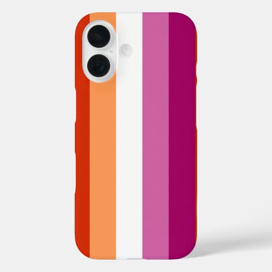 LGBTQ+ Lesbische Vlag Stripes Pride - Case-Mate iPhone Case (Achterkant)