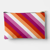 LGBTQ+ Lesbische Vlag Stripes Pride - Etui (Achterkant)